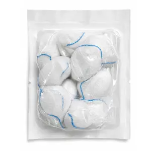 Tampoane Chirurgicale Sterile Tifon 20/20cm cu Fir X-Ray (bulete) – 10 bucati