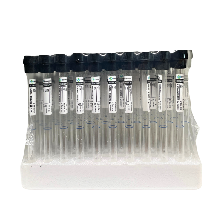 Vacutainer VSH ESR Citrate De Sodiu 3,8% NEGRU 1,6 ml 100 bucati
