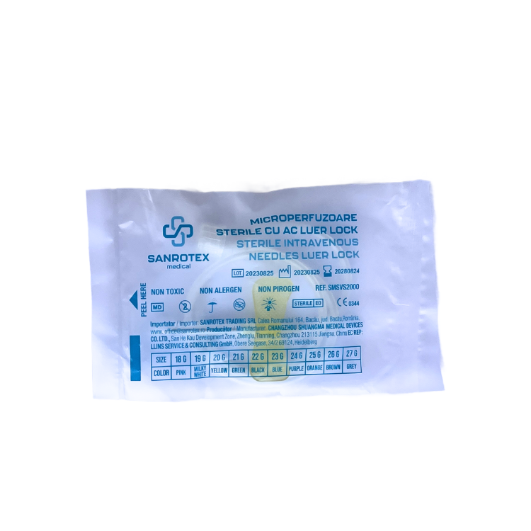 Microperfuzoare fluturasi 19G-27G – 100 bucati