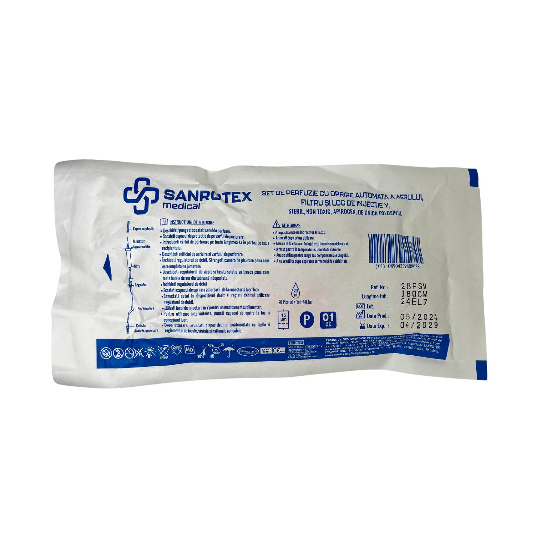 Perfuzor steril cu port Y tub 180 cm