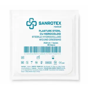 Plasture Hidrocoloid 20cm x 20cm 10 bucati