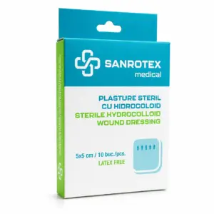 Plasture Hidrocoloid 5cm x 5cm 10 bucati