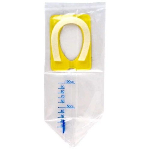 Punga urinara copii sterila adeziva, 100ml – 100buc / cutie