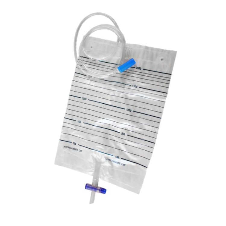 Pungi Urinare Adulti Sterile cu Valva in T 2000ml