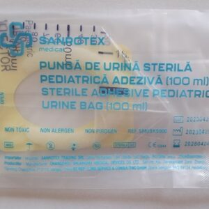 Punga urinara copii sterila adeziva, 100ml – 100buc / cutie