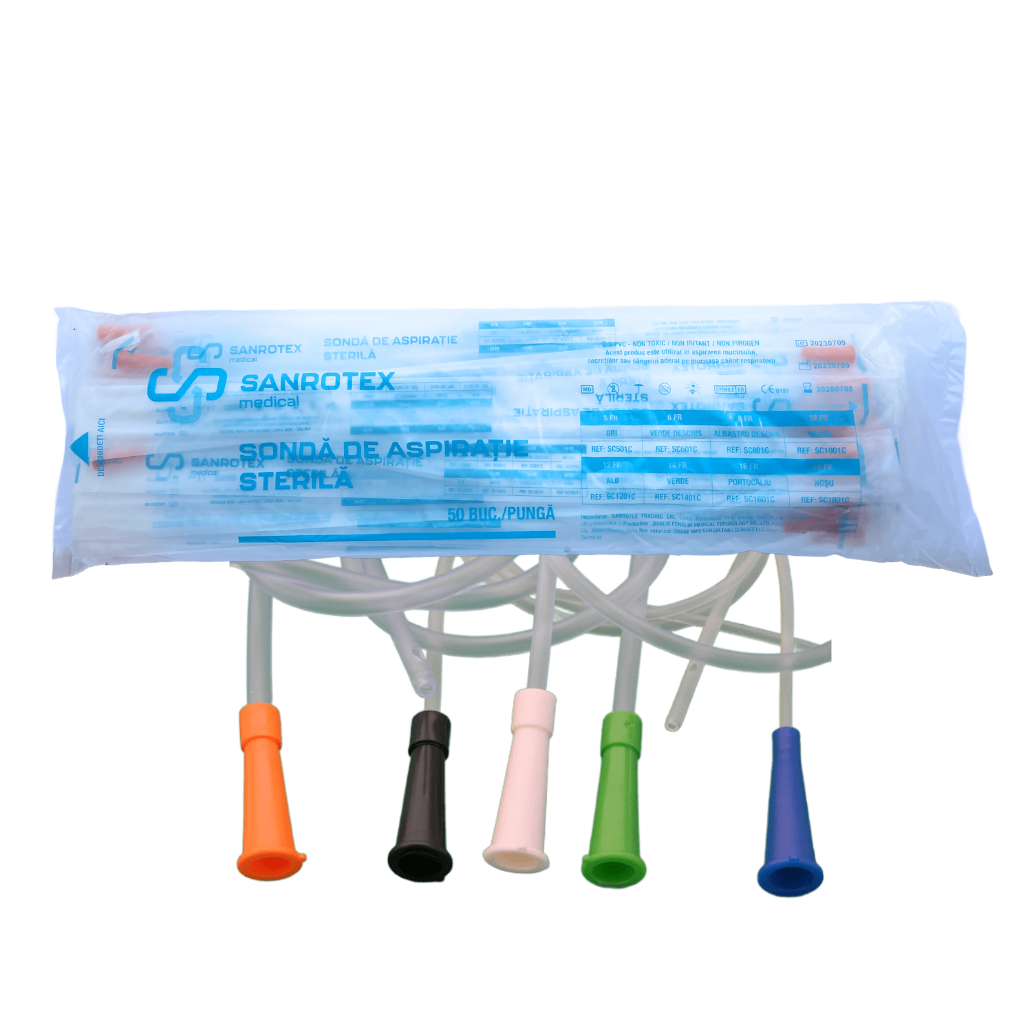 Sonda Apiratie Sterila Simpla 50 buc